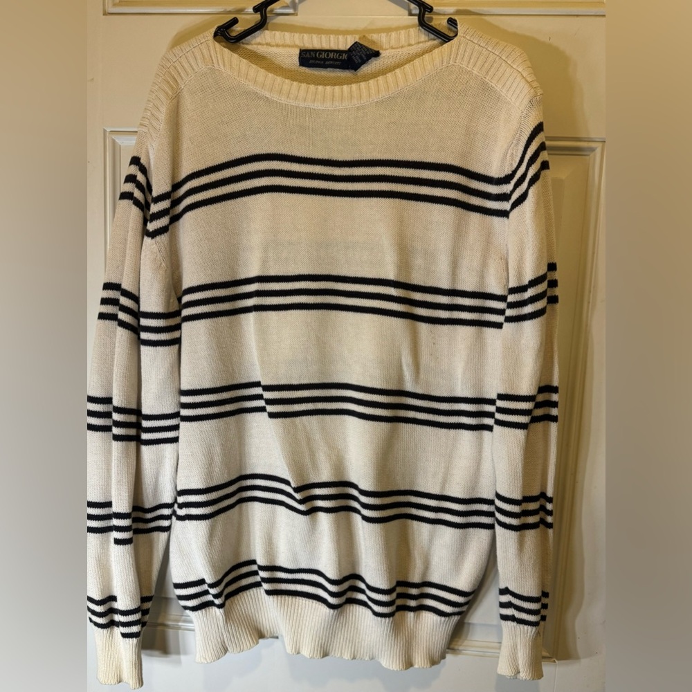 Vintage Striped San Giorgio Sweater Size XL